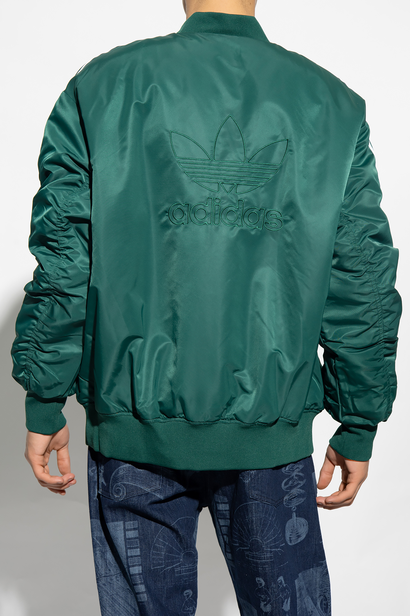 Adidas green best sale reversible jacket